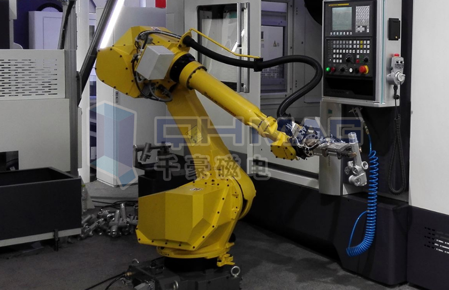 自動(dòng)化機(jī)械手磁力裝夾的優(yōu)勢(shì)|千豪磁電