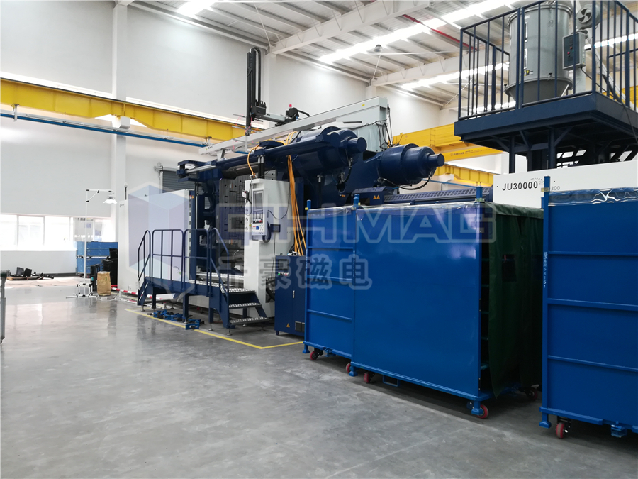 高噸位注塑機使用電永磁快速換模系統已成為趨勢|千豪磁電