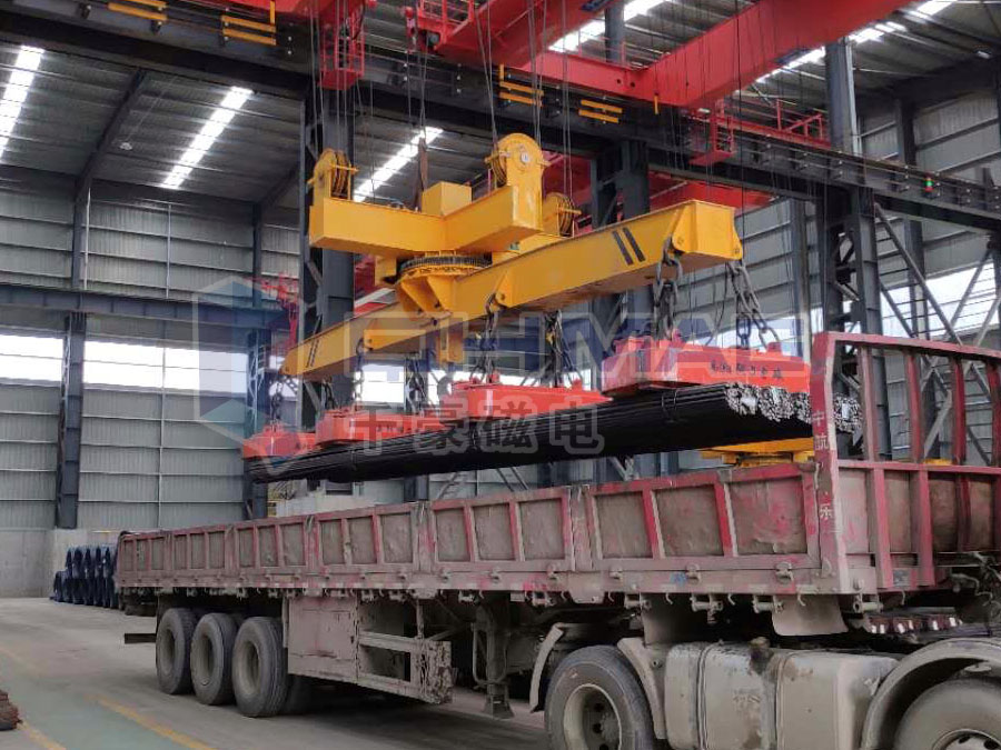 螺紋鋼吊運電永磁,伸縮橫梁電永磁起重器