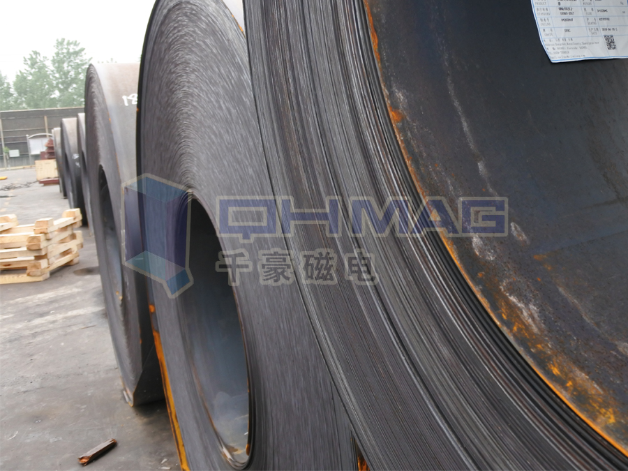 鋼卷吊具，鋼帶卷怎么吊裝？（千豪磁電）