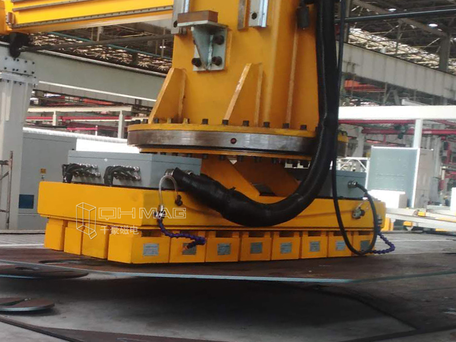 鋼板切割還能用電永磁吊具？