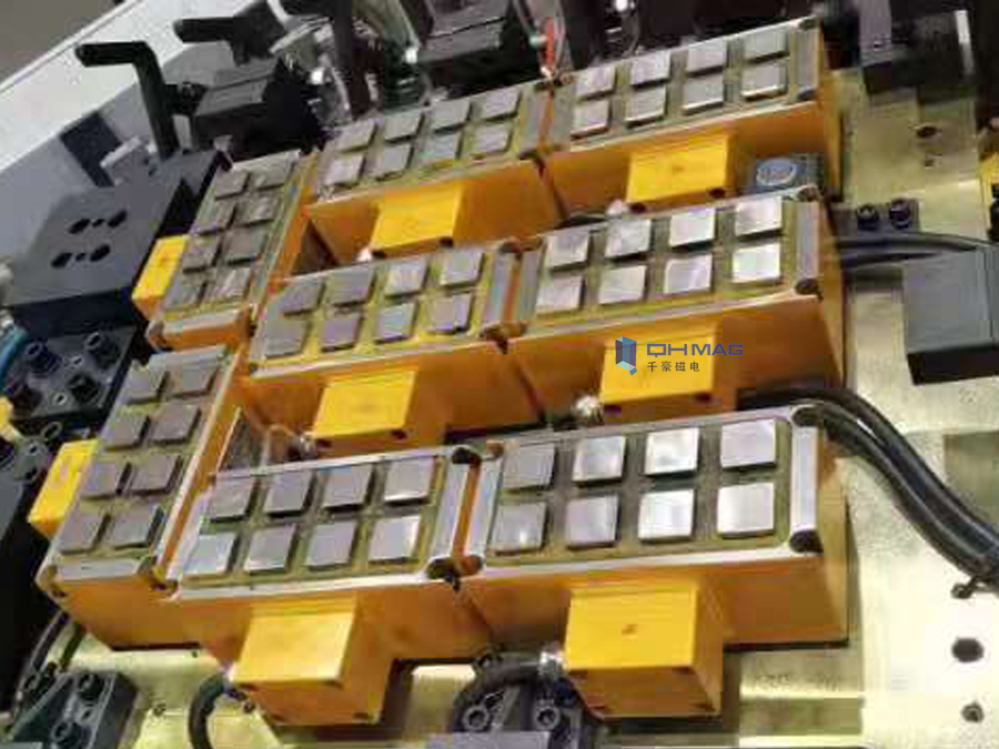  電永磁吸盤工裝夾具用于小型挖掘機油箱的焊接