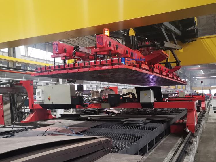 電永磁起重吊具鋼板下料